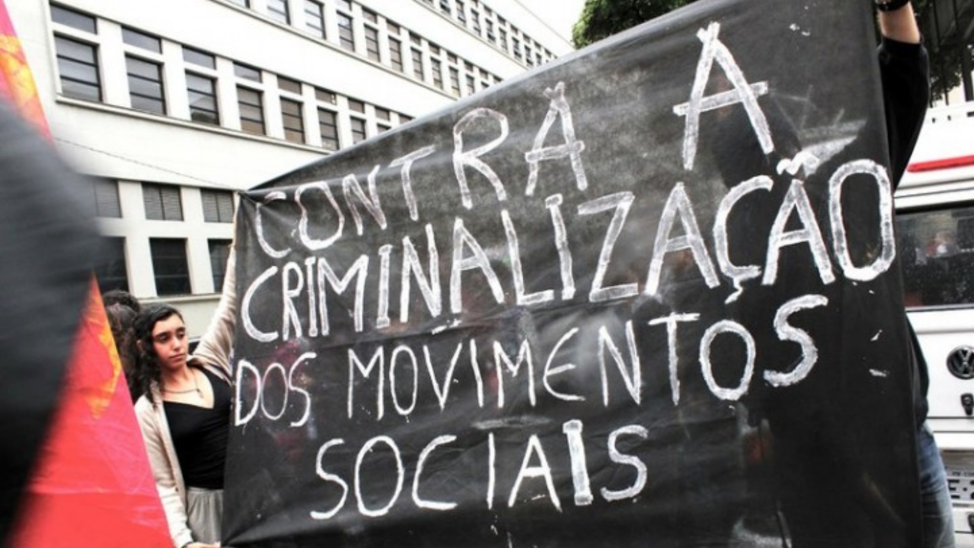 Protesto contra criminalização dos movimentos sociais