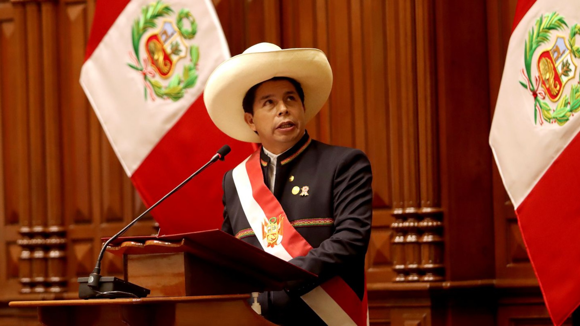 Pedro Castillo, presidente do Peru.