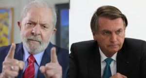 Lula e Bolsonaro - Crédito: Montagem com fotos de Ricardo Stuckert (Instituto Lula) e de Clauber Cleber Caetano