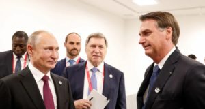 Vladimir Putin e Jair Bolsonaro