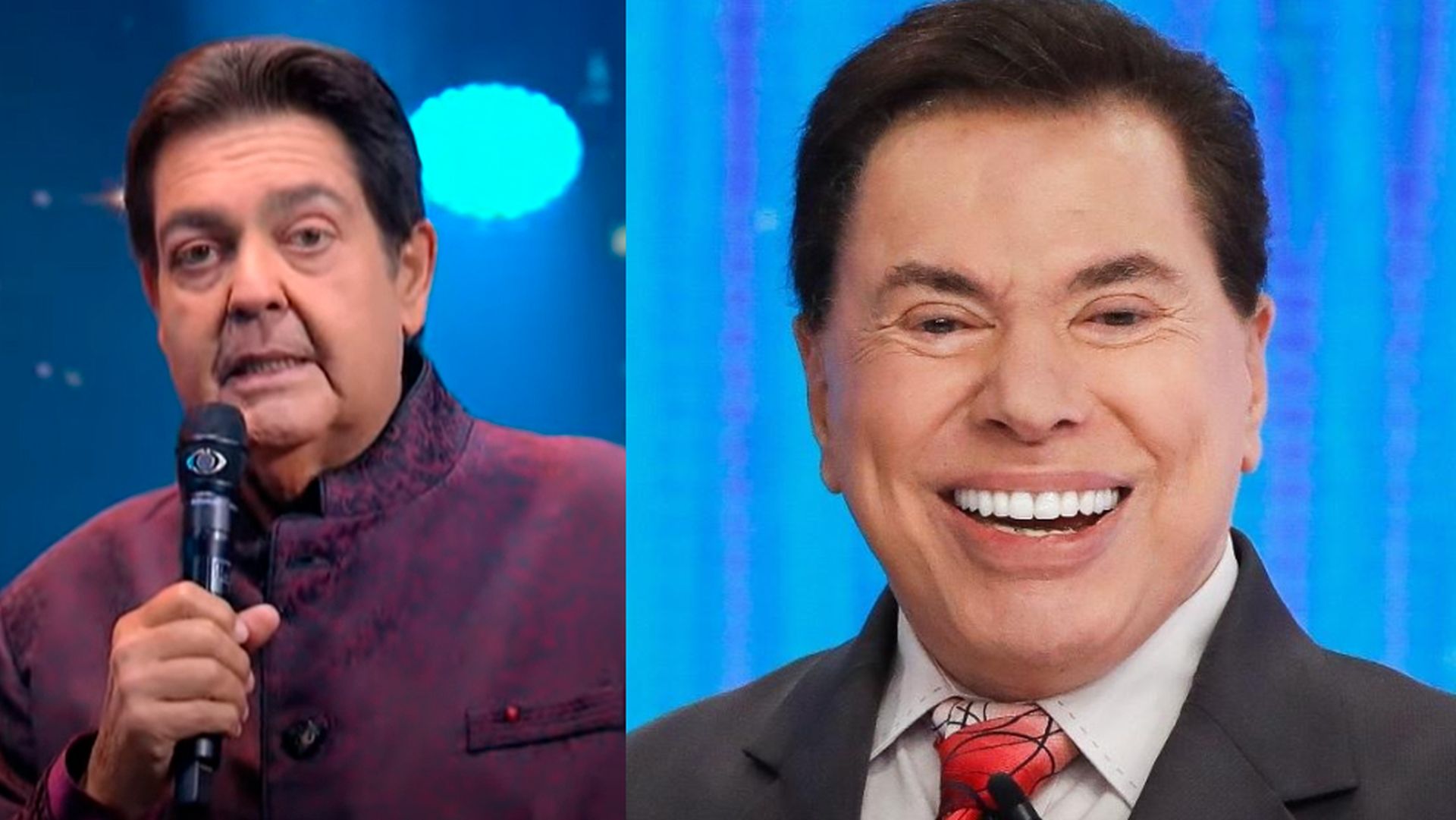 Faustão e Silvio Santos