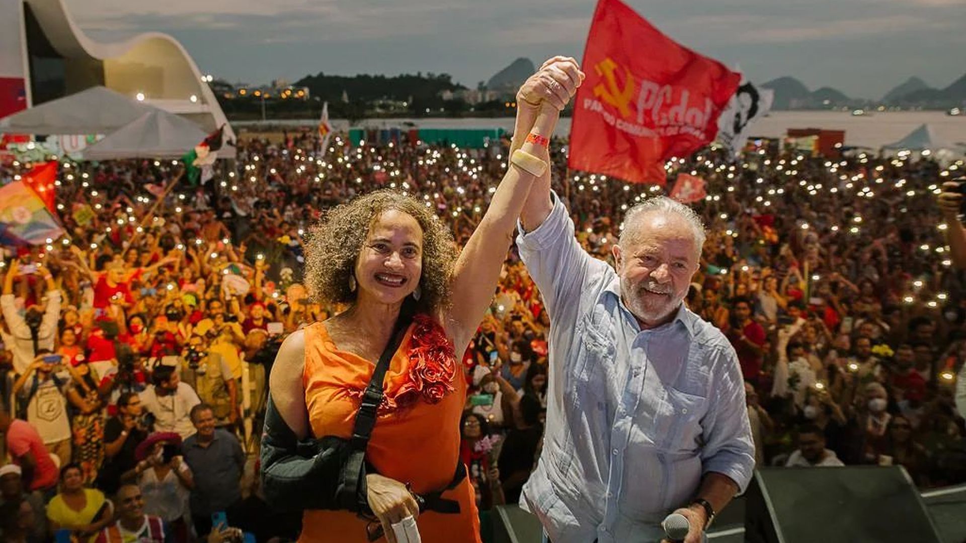 Lula e a presidente do PCdoB