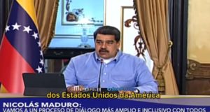 “Bandeiras dos EUA e da Venezuela ficaram lindas unidas”, diz Maduro