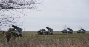 Imagem de tanques de guerra na Ucrânia
