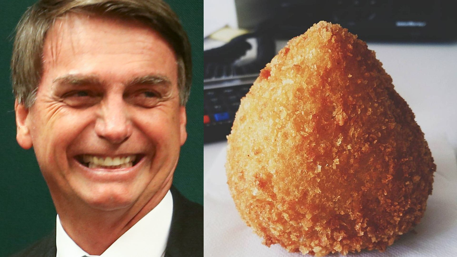 Bolsonaro e a coxinha