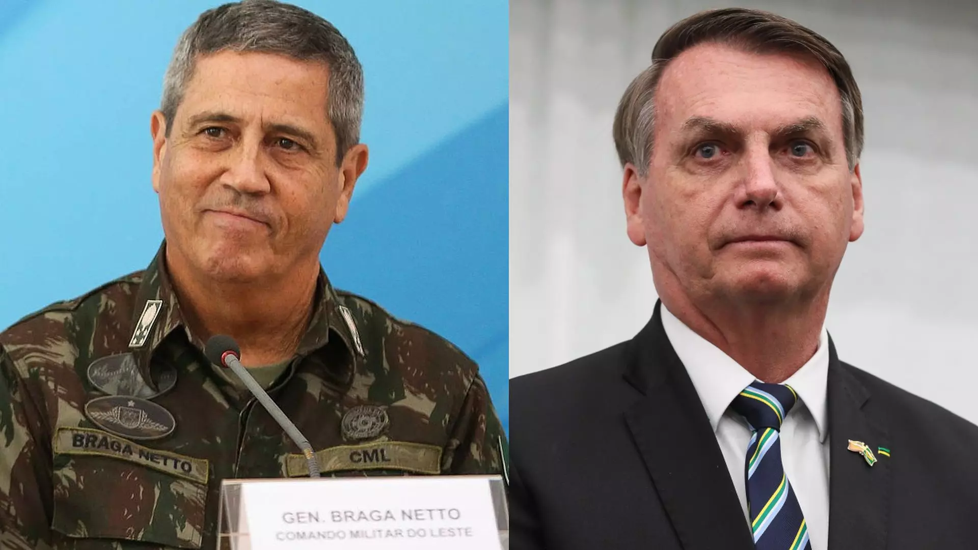 Braga Netto e Bolsonaro