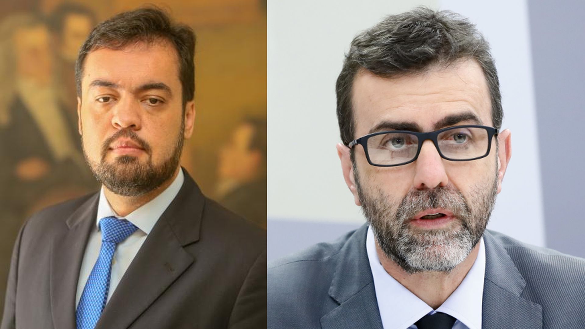 Cláudio Castro e Marcelo Freixo