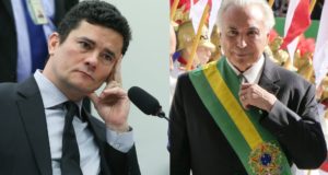 Moro e Michel Temer