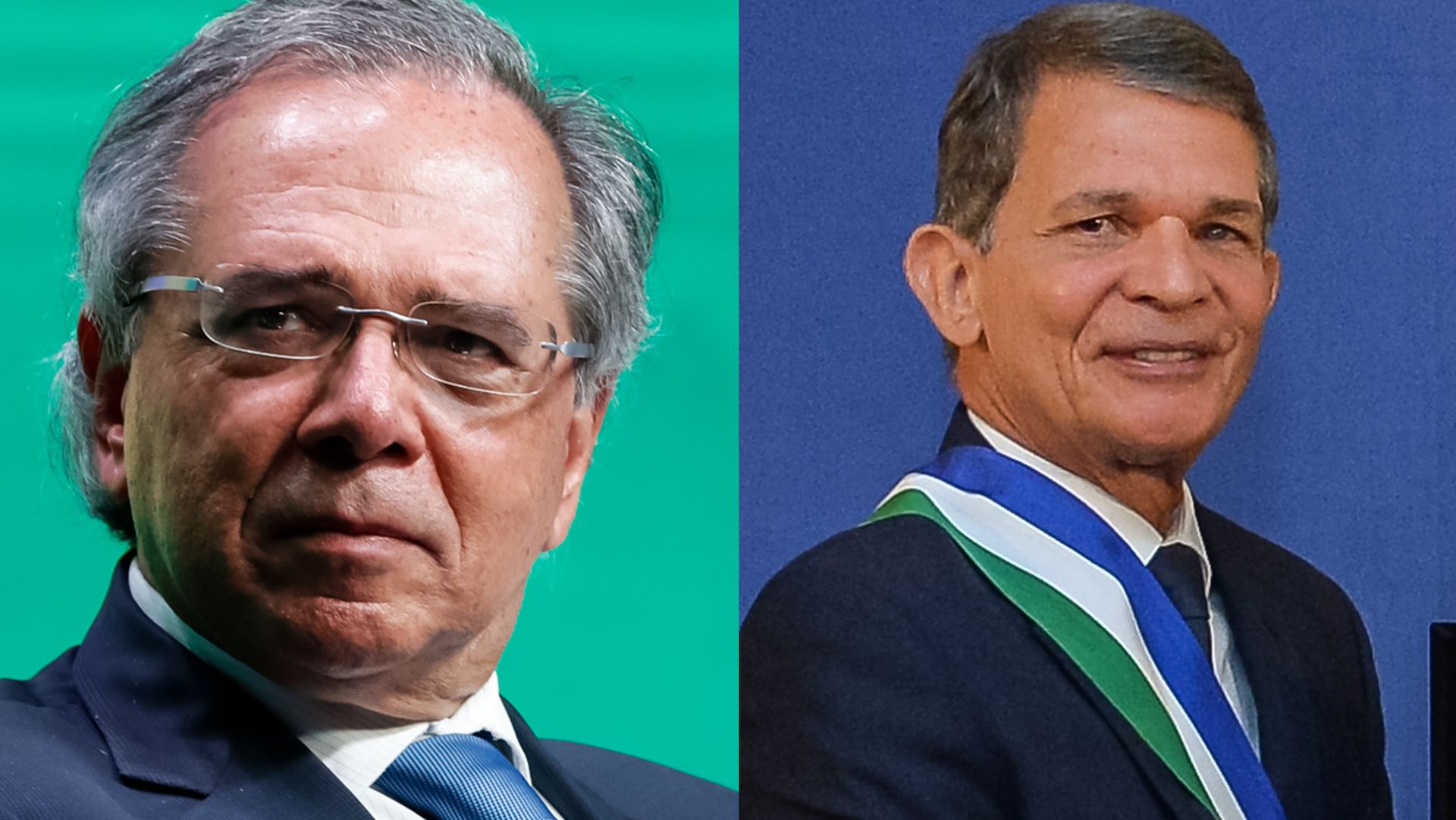 Paulo Guedes e Joaquim Silva e Luna