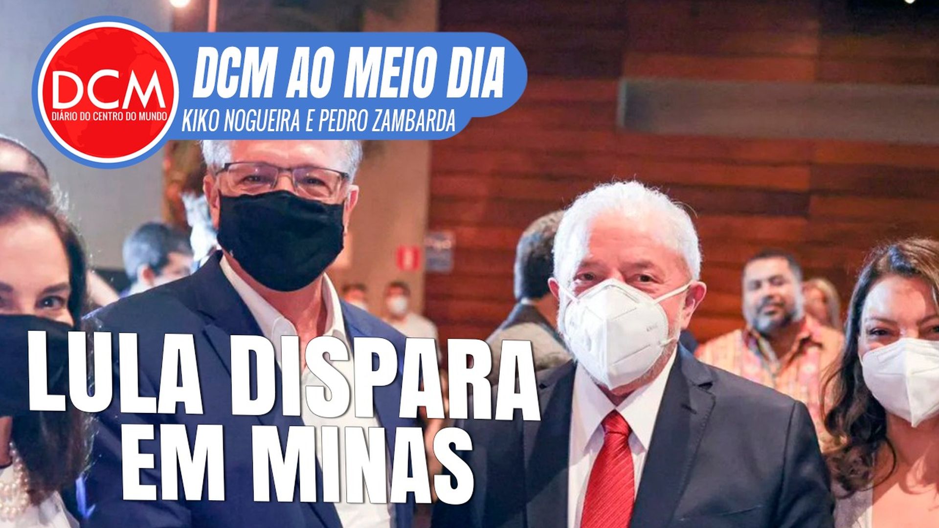 DCM Ao Meio-Dia: Lula dispara em Minas; Alckmin confirma filiação ao PSB; o ódio de Heloísa Helena a Lula