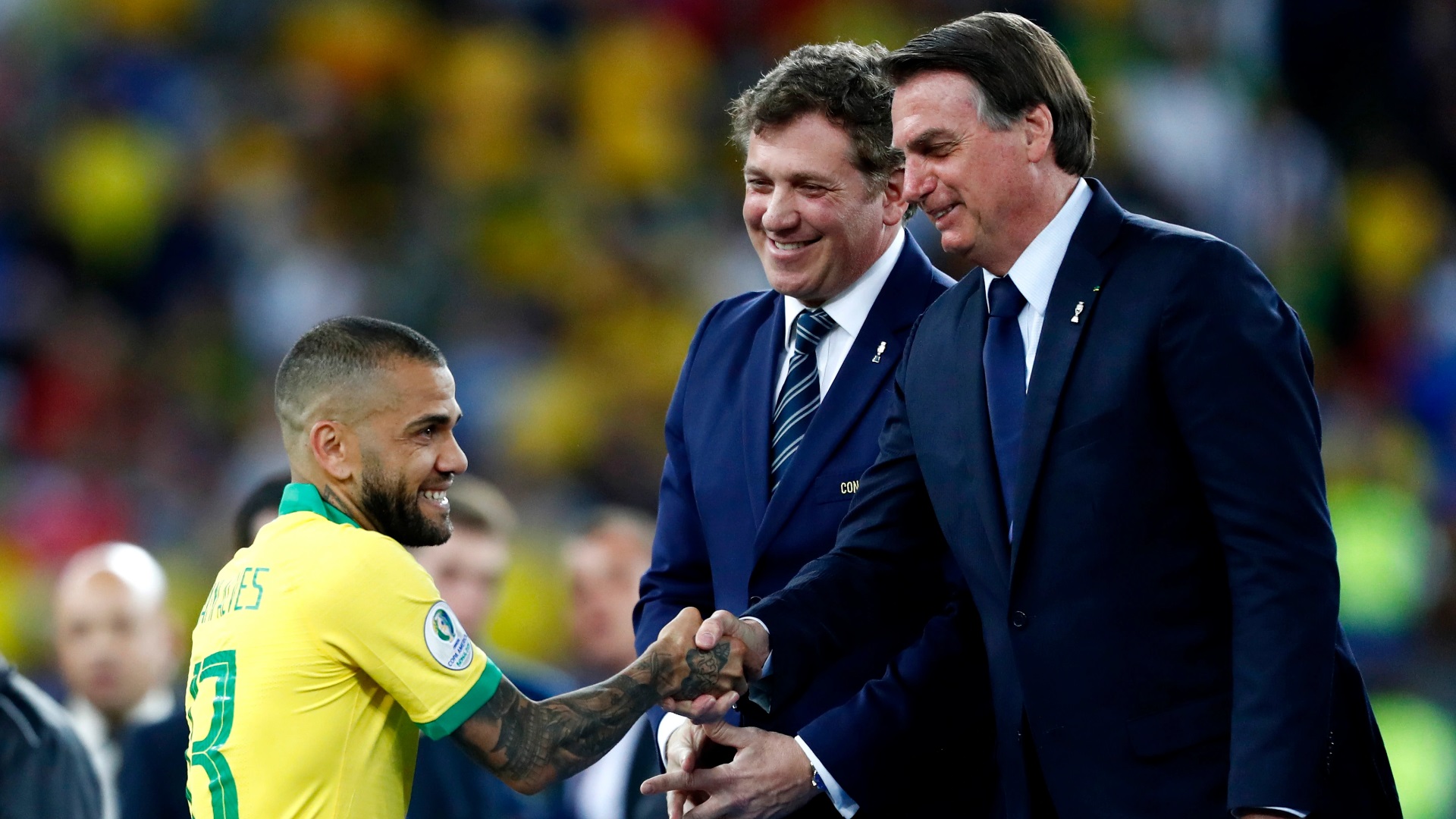 Jair Bolsonaro e Daniel Alves