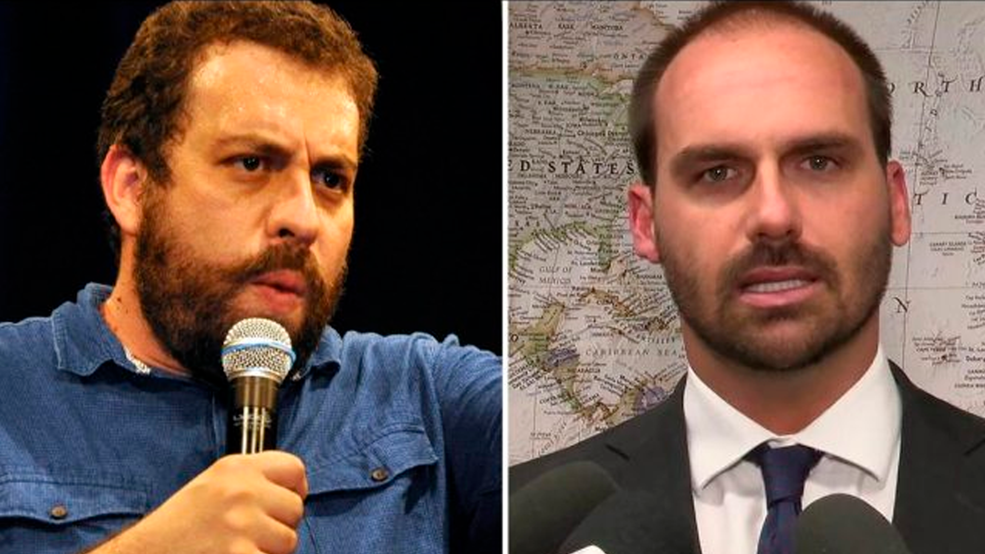 Boulos e Eduardo Bolsonaro