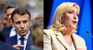 Macron aumenta distancia entre Le pen
