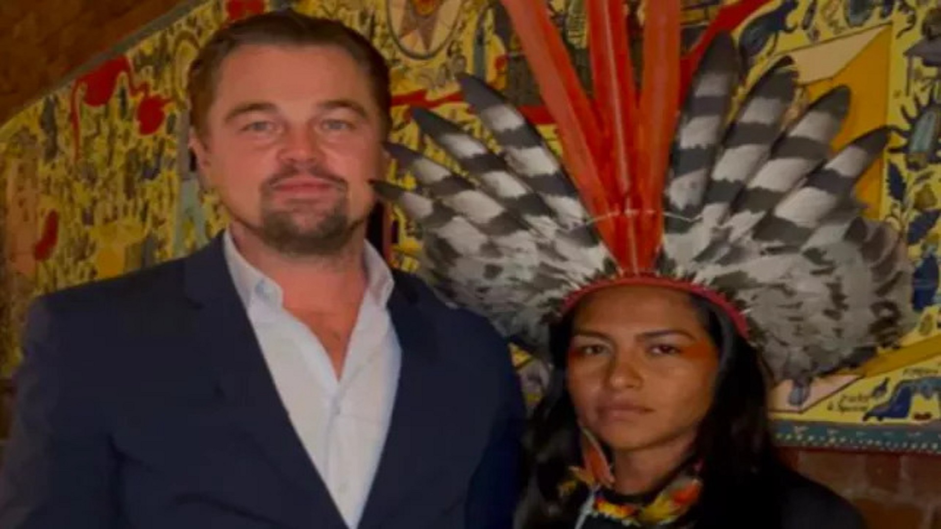 DiCaprio elogia Acampamento Terra Livre