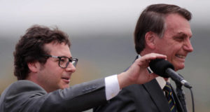 Fábio Wajngarten e Jair Bolsonaro