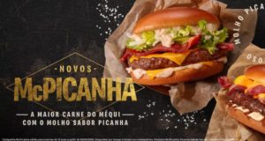 Foto de uma propaganda publicitária do McPicanha