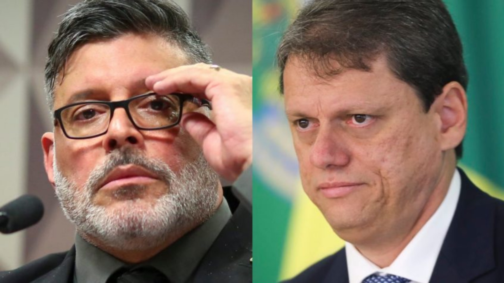 Alexandre Frota e Tarcísio de Freitas