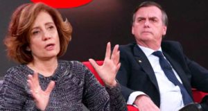 Miriam Leitão e Bolsonaro