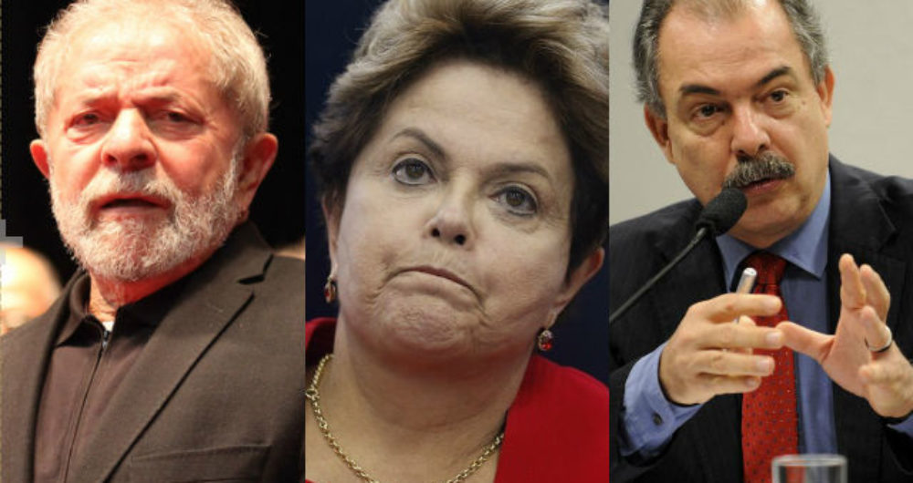 Lula Mercadante e Dilma