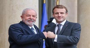 Lula declara apoio a Macron