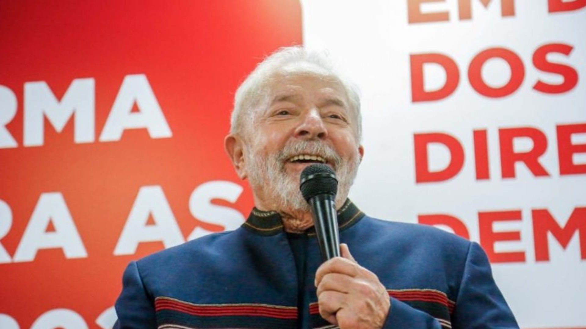 Lula em discurso