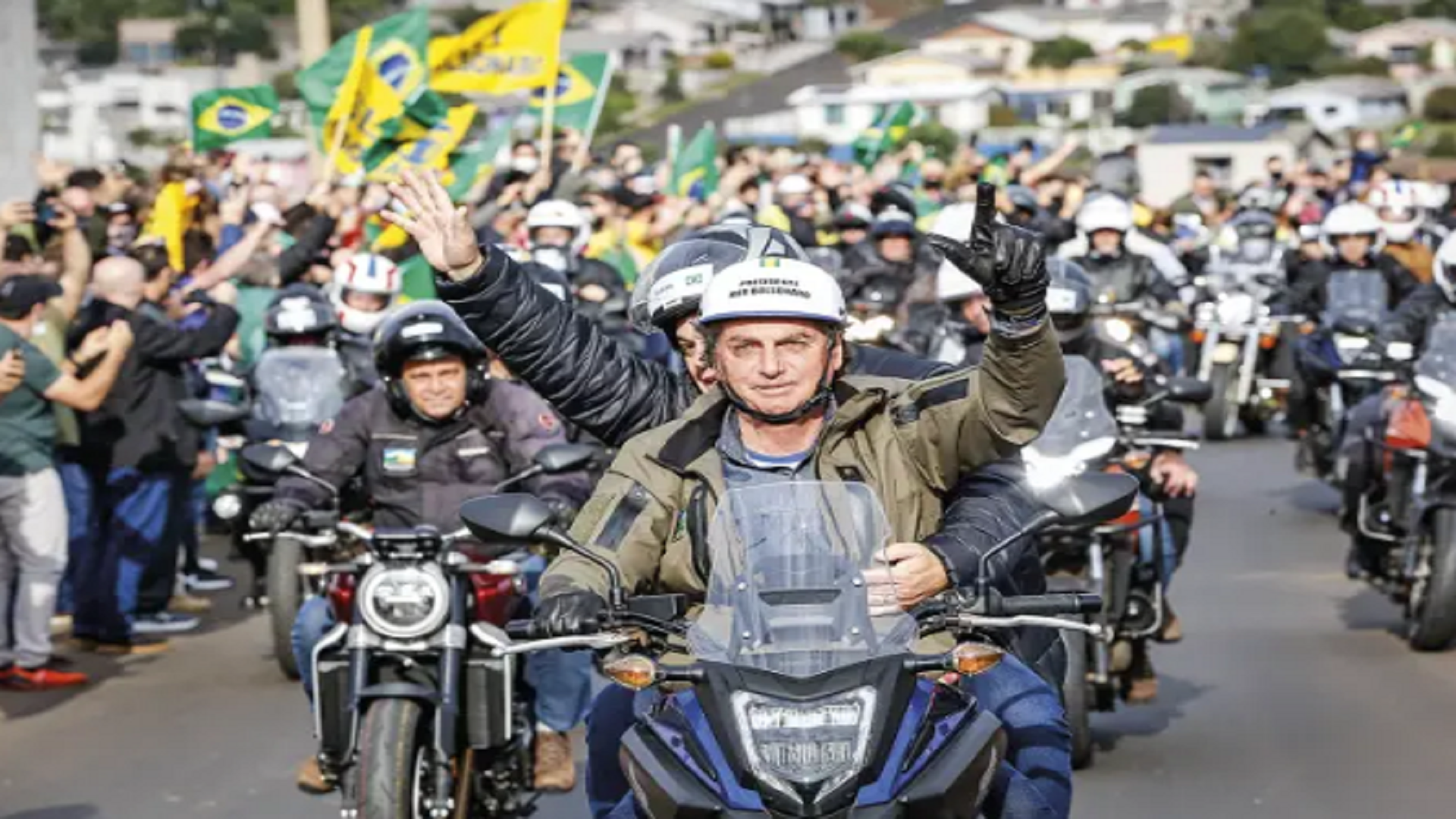 Motociata com Bolsonaro