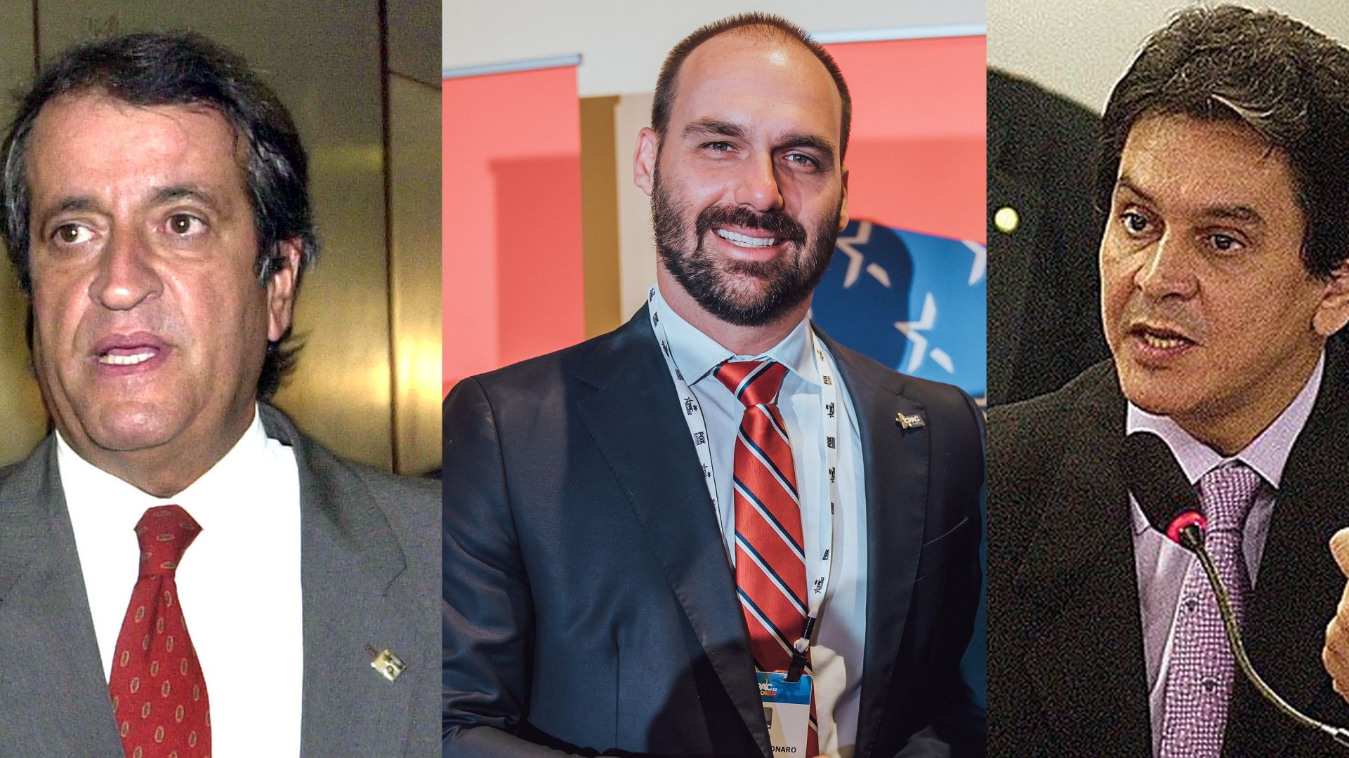 Valdemar da Costa Neto, Eduardo Bolsonaro e Roberto Jefferson