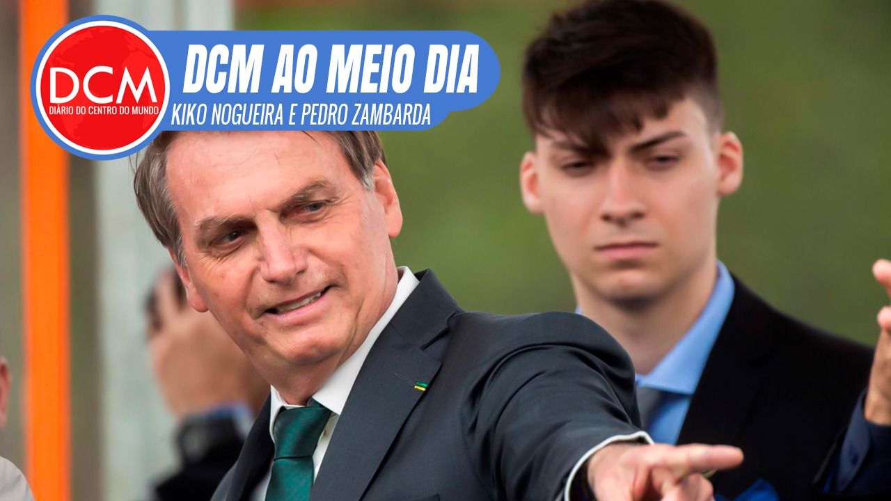 DCM Ao Meio-Dia: Bolsonaro rifa Jair Renan, investigado, diz que ele vive com a mãe e não sabe se está certo ou errado