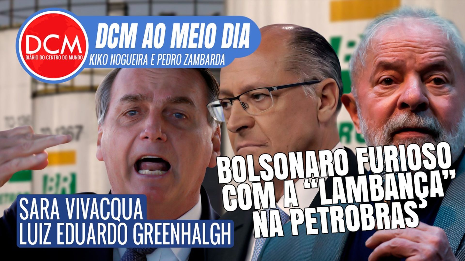 DCM Ao Meio-Dia: “Eu mudei, o Alckmin mudou”, diz Lula; a malandragem do Globo