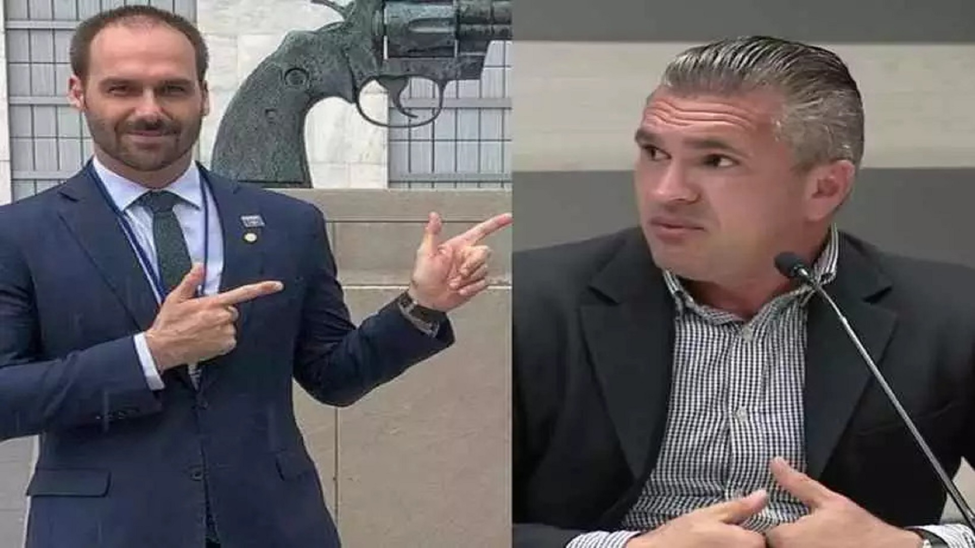 Deputado chama Eduardo Bolsonaro de “rola miúda”