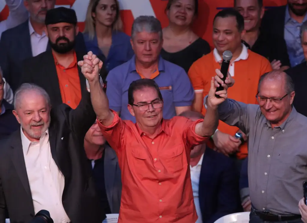 Alckmin Lula e Paulinho da Força