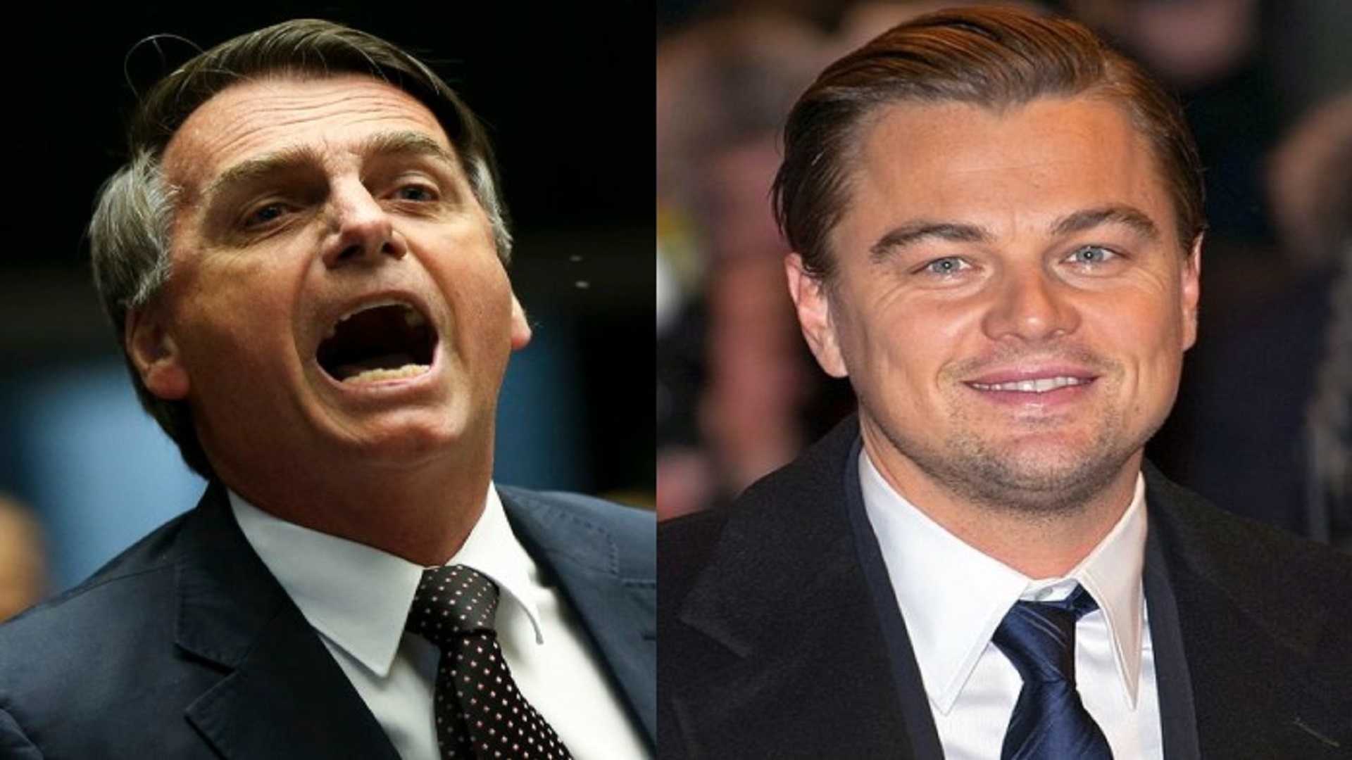 Bolsonaro diz que DiCaprio deve ficar de boca fechada