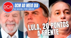 DCM Ao Meio-Dia: Nova pesquisa mostra efeito das declarações de Lula: nenhum; Carluxo dos EUA pego na “brotheragem”