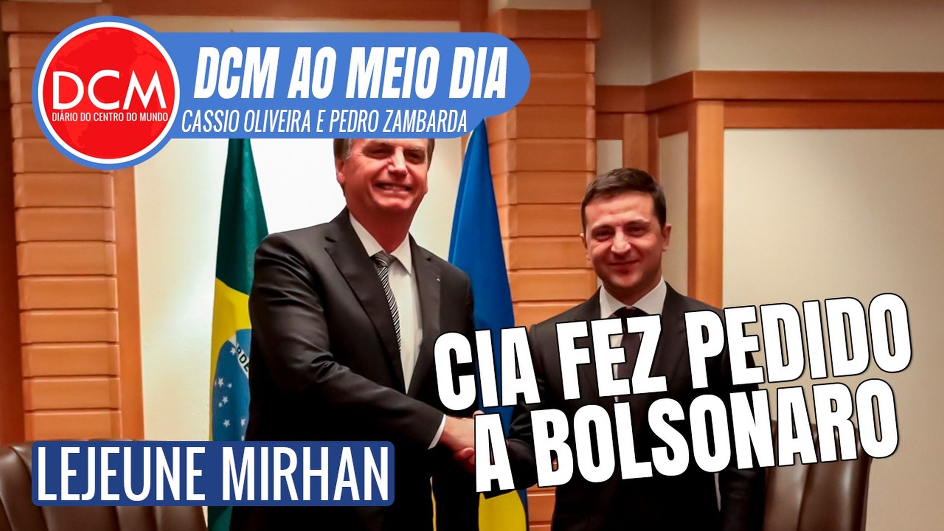 DCM Ao Meio-Dia: Diretor da CIA mandou governo Bolsonaro não questionar sistema eleitoral