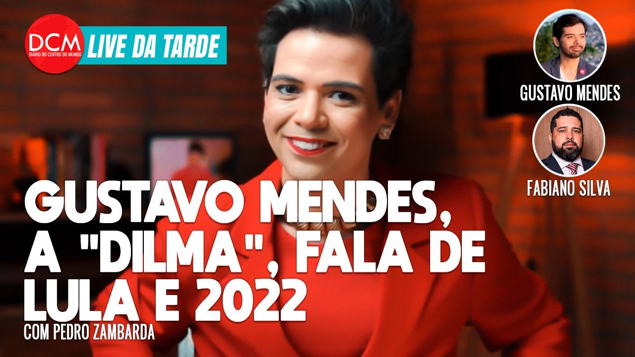 Live da Tarde: Gustavo Mendes, a "Dilma", fala da escalada golpista de Bolsonaro e da violência policial