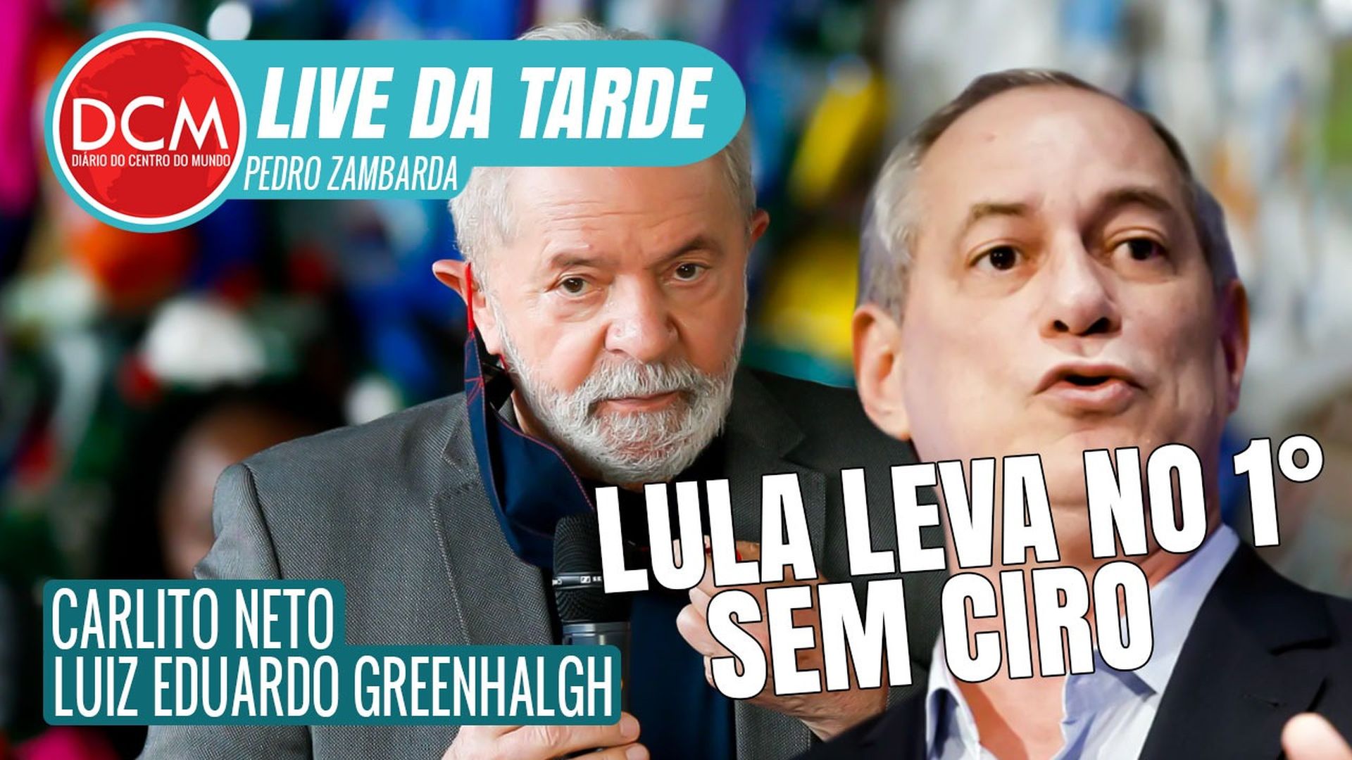 Live da Tarde: Lula promete acabar com teto de gastos e Moro, o imoral, deixa dívida milionária no Podemos