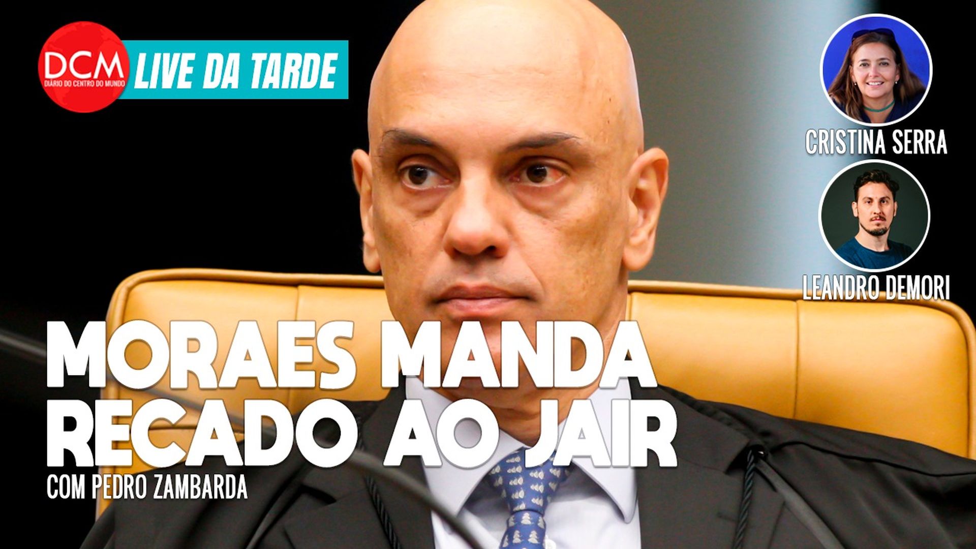 Live da Tarde - Moraes rebate Bolsonaro: TSE combate quem é contrário a 'ideais republicanos'