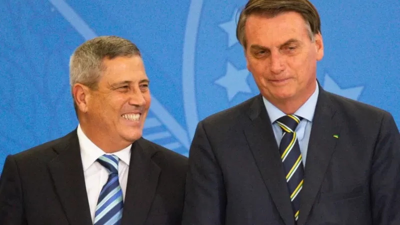 Bolsonaro e Braga Netto