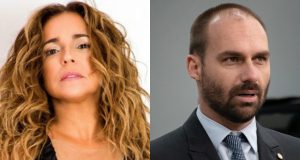 Daniela Mercury e Eduardo Bolsonaro