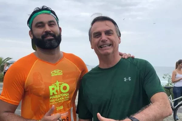 Léo Índio e Jair Bolsonaro