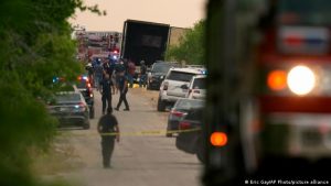 Migrantes mortos em caminhão