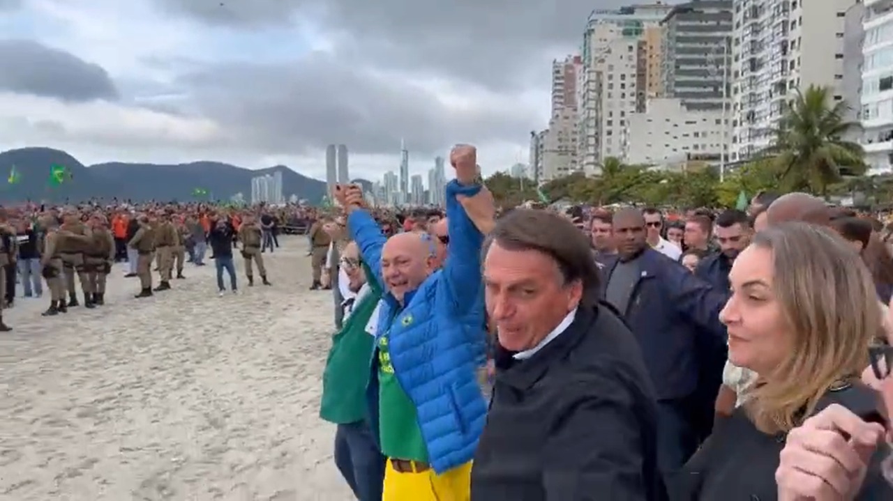 Bolsonaro em marcha para Jesus