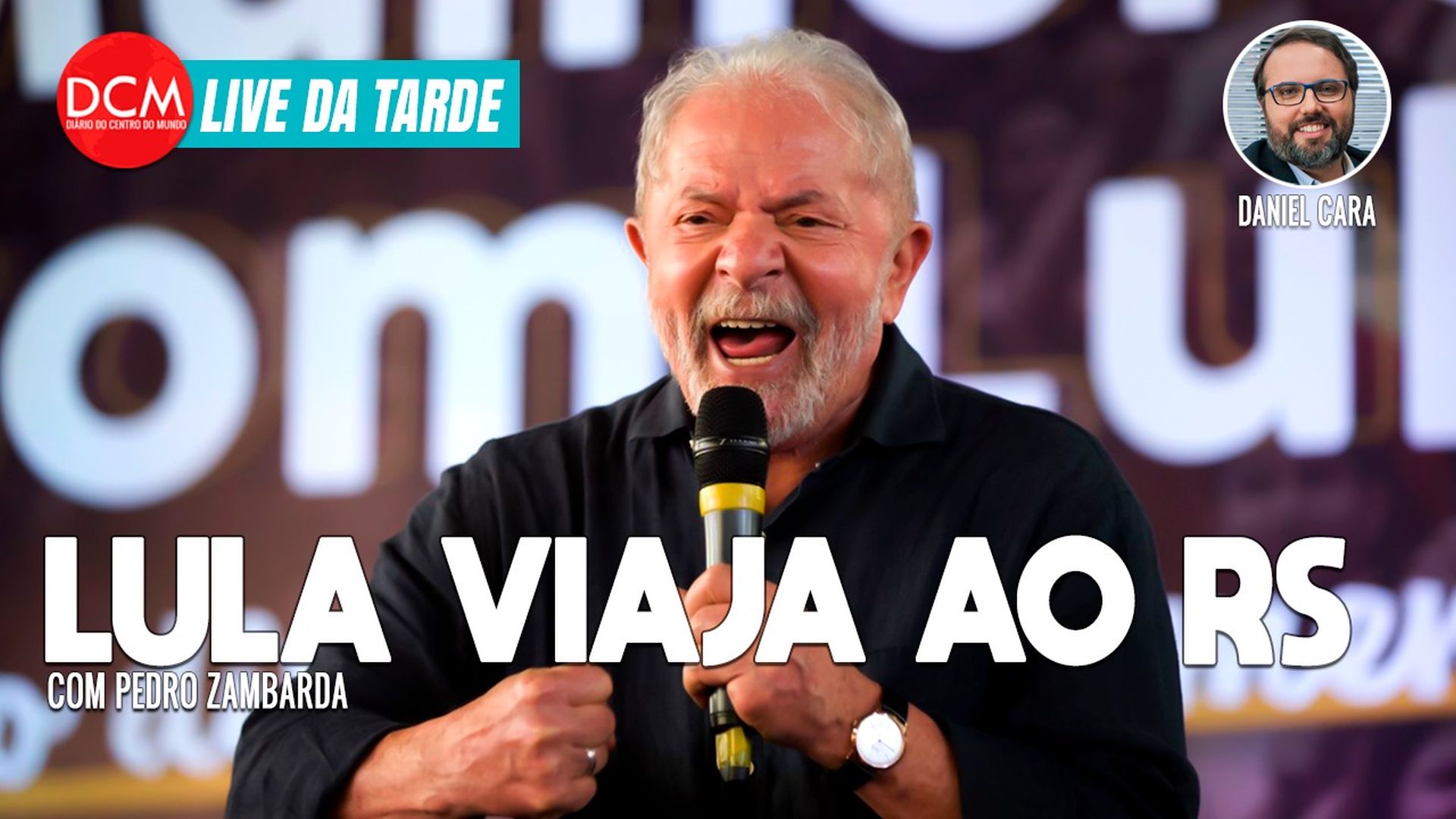 Live da Tarde: DCM cobre a viagem de Lula ao Rio Grande do Sul