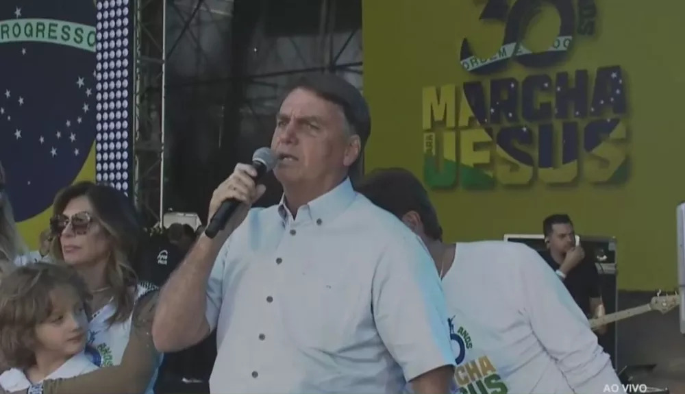Bolsonaro em Marcha para Jesus
