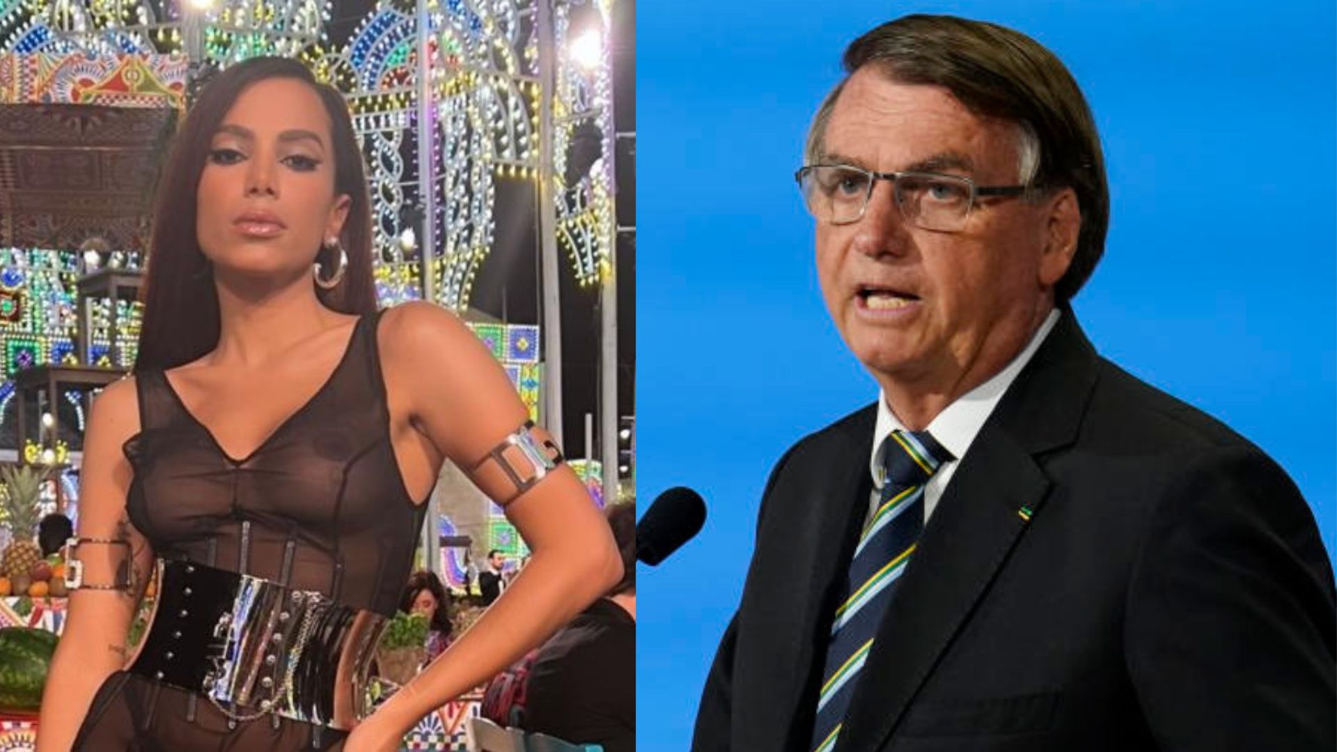 Bolsonaro ataca Anitta após ela pedir posicionamento de Lula sobre legalização da Maconha