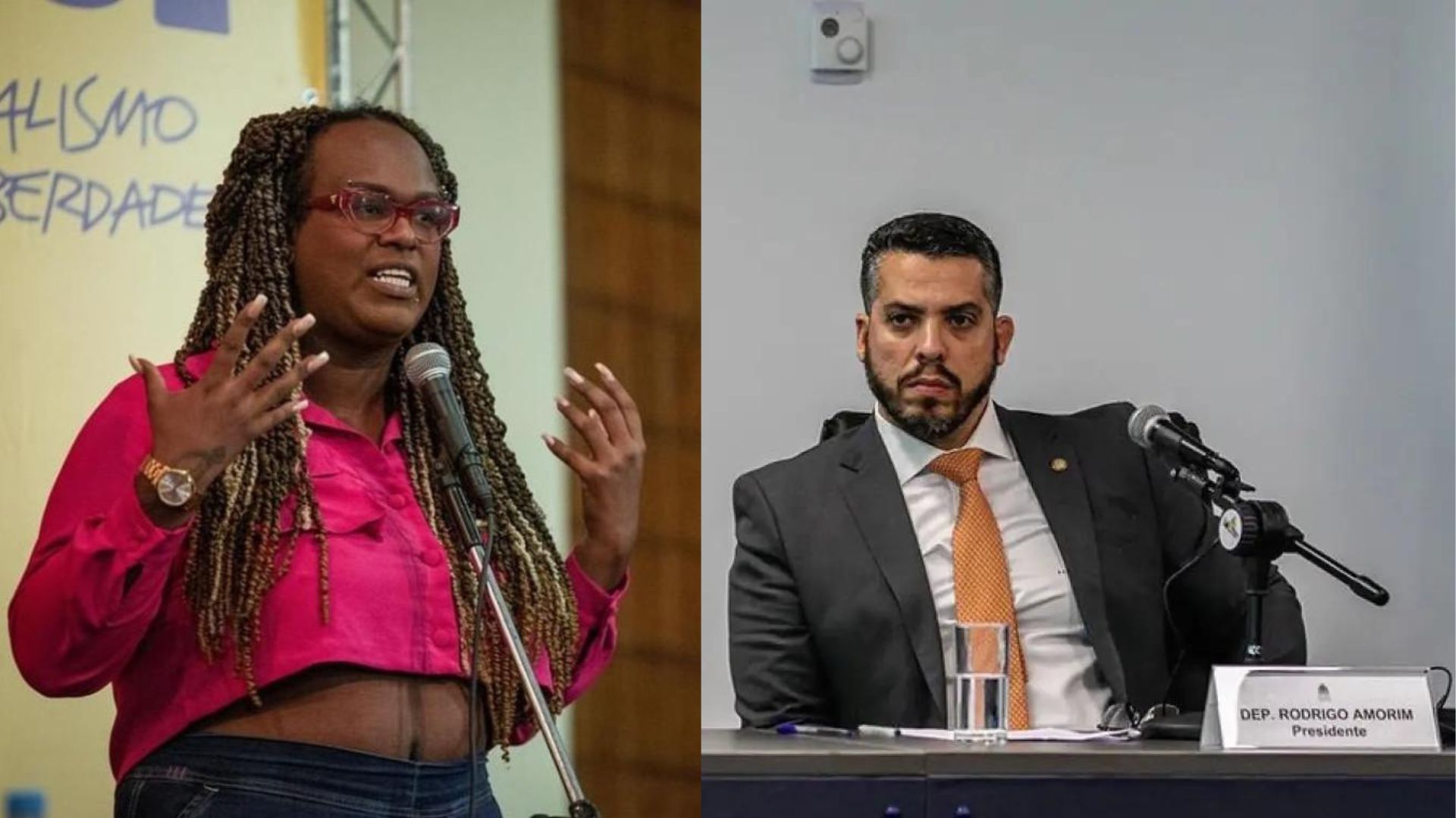 Rodrigo Amorim já foi denunciado por crime político e de gênero contra a vereadora Benny Briolly