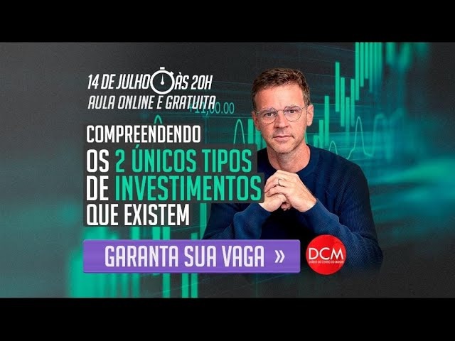 Eduardo Moreira dá aula gratuita no DCMTV sobre "os 2 únicos tipos de investimento"