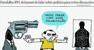 Charge da folha de São Paulo