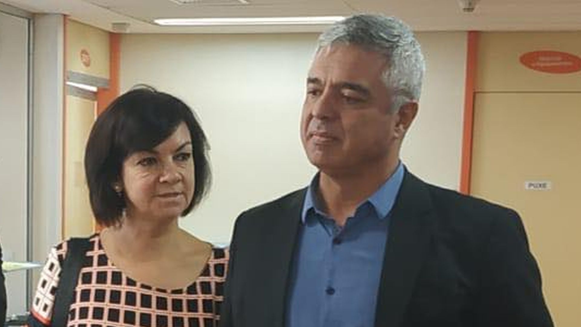 Cláudia Olímpio e seu então marido, Major Olímpio