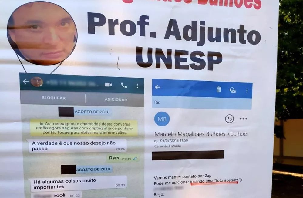 Professor da Unesp é denunciado por assédio sexual 